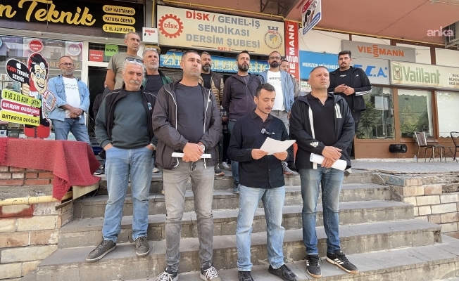 Tunceli’de belediye işçilerinden Genel-İş yönetimine seçim süreci tepkisi: "Üye listeleri paylaşılmıyor"