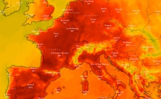 Avrupa yanıyor! NASA'nın yayınladığı harita korkuttu