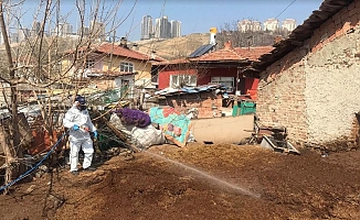 İLAÇLAMA EKİPLERİ ÇALIŞMALARINI ARTIRDI