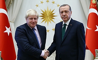 Erdoğan, Boris Johnson ile görüştü