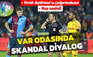 Trabzonspor-Göztepe maçında VAR odasında skandal konuşma!