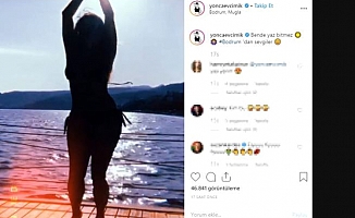 Yonca Evcimik, Ezhel'in yeni şarkısında bikinili dans etti!
