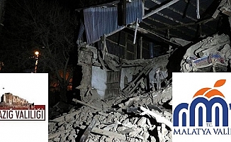 Elazığ ve Malatya Valiliğinden Açıklama