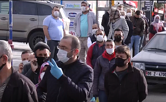 4 günlük sokağa çıkma yasağında Ankaralılar ekmek için dışarıya çıktı
