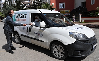 Konyaaltı Belediyesi, nüfusunun 5 katı maskeyi halka ulaştırdı