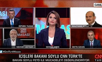 ‘Elimizde isimler var’ diyen AKP’li Metiner ile Bakan Soylu canlı yayında tartıştı