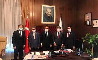 Vekillerden Haydar Akar'a hayırlı olsun ziyareti