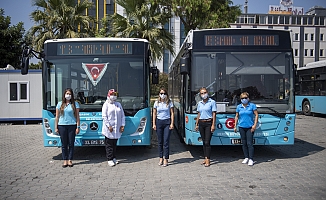 Mersin Büyükşehir'in kadın şoförleri kırsal mahallelerin üst kesimlerinde sefere başladı