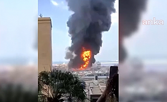 Beyrut Limanı'nda Yeniden Yangın Çıktı