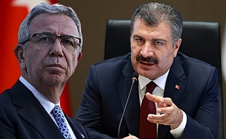Sağlık Bakanı Koca'dan Ankara Büyükşehir Belediye Başkanı Mansur Yavaş'a teşekkür