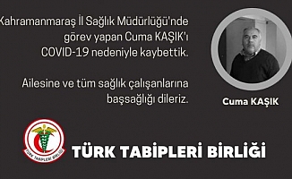 Bir sağlık çalışanı daha koronavirüs nedeniyle yaşamını yitirdi