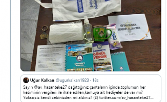 "Belediye eşantiyonlarını AKP İlçe Başkanlığı dağıtıyor"