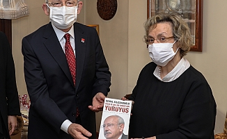 CHP Lideri Kılıçdaroğlu, Seval Türkeş’i ziyaret etti