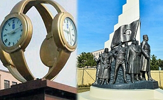 Melih Gökçek’in kol saati heykeli gitti, ‘Kızılca Gün Anıtı’ geldi