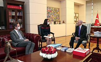 CHP Lideri Kılıçdaroğlu, Büyükelçi Landrut'u Kabul Etti