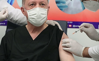 Cumhurbaşkanı Erdoğan, koronavirüs aşısı oldu