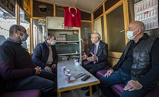 CHP Lideri Kılıçdaroğlu, Esnafı Ziyaret Etti