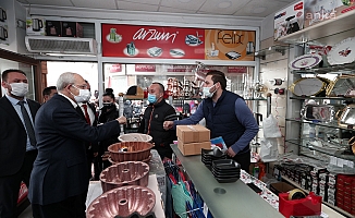 Kılıçdaroğlu Bolu'da Esnaf Ziyaret Etti; ''Yandık, Bittik Demiyoruz, Öldük!''