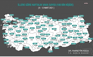 Bakan Koca, vaka haritasını paylaştı: İstanbul, Ankara ve İzmir'de artış var