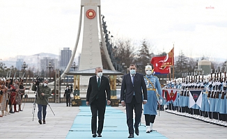 Erdoğan, Bosna Hersek Devlet Başkanlığı Konseyi Başkanı Dodik'i resmî törenle karşıladı
