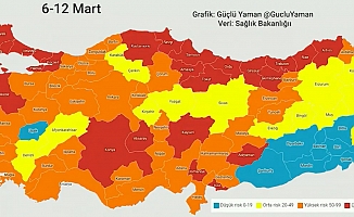 Korona haritası kırmızıya dönüyor... Çok yüksek riskli iller 5 haftada 2,8 kat artarak 25'e çıktı