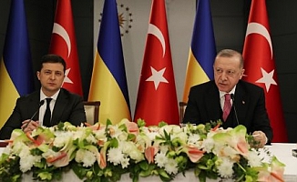 Erdoğan ve Zelenskiy'den ortak açıklama: "Karadeniz'in bir barış denizi olmasını istiyoruz"