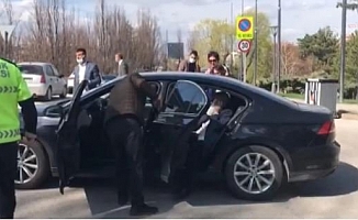 TBMM Yerleşkesinde Trafik Kazası