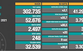 Türkiye'de koronavirüsten 248 kişi daha hayatını kaybetti