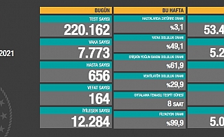 Koronavirüse 164 can daha