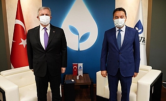 Babacan, Ankara Büyükşehir Belediye Başkanı Mansur Yavaş ile bir araya geldi