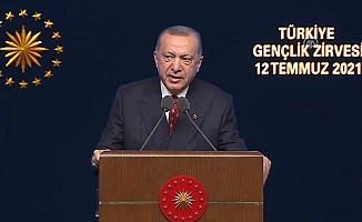 Erdoğan, Türkiye Gençlik Zirvesi'nde konuştu: "Dava taşını gediğine koyacak bir gençlik geliyor"