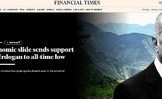 Financial Times’tan Erdoğan analizi: Ekonomik gerileme, desteği en düşük seviyeye getirdi