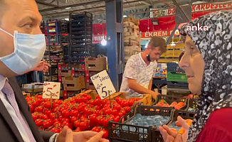 Pazarcı Kadın böyle isyan etti: Getirdiğimi geri götürüyorum...