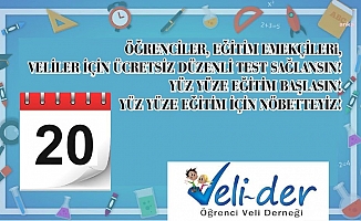 Öğrenci velileri: “Bakanlar Kurulu artık yüz yüze eğitim konusunu ertelememelidir"