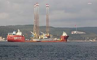 130 metrelik yükü bulunan gemi, Çanakkale Köprüsü Altından Geçemedi