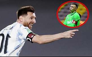 Lionel Messi, Muslera'ya şut çekmeden gol attı