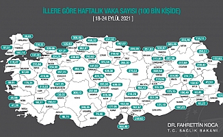 Vaka sayısı en çok artan 10 il belli oldu