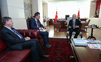 Kılıçdaroğlu, ABD'nin Türkiye Büyükelçisi Satterfield'i makamında kabul etti
