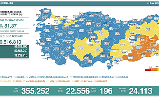 Koronavirüs nedeniyle 196 kişi daha yaşamını yitirdi