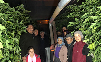 CHP’li Özer'den soba başında nöbet tutan sera üreticilerini ziyaret: "Bir dinamoya bin 500 TL elektrik faturası"