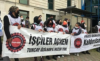 Kod-29 ile işten çıkartılan işçilere destek veren sendikacılar gözaltına alındı