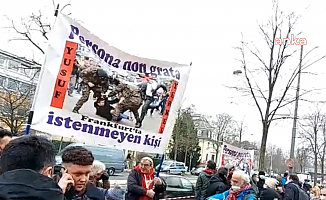 Yusuf Yerkel Frankfurt’ta protesto edildi: "İstenmeyen kişi"