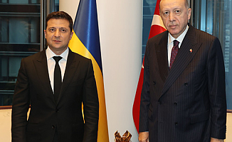 Cumhurbaşkanı Erdoğan Ukrayna Devlet Başkanı Zelenski ile görüştü