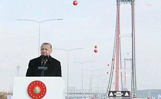 Erdoğan, 1915 Çanakkale Köprüsü’nün açılışını yaptı:  “Bir hafta ücretsiz, ondan sonra geçişler 200 liracık"