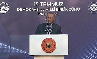 Erdoğan: 15 Temmuz gecesi gördük ki son sözü top, tüfek değil iman belirler, yürek belirler, inanç belirler