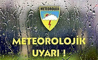 Meteoroloji'den 'sağanak yağış' uyarısı