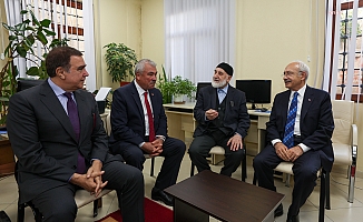 Kılıçdaroğlu, Yozgat’ta 18. Dönem ANAP Yozgat Milletvekili Ahmet Şevki Ergin ile görüştü