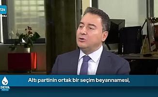 Babacan: Seçimi kazanıp, ülkedeki sorunları derhal çözmeye başlayıp parlamenter sisteme geçmek, en önemli üç hedefimiz