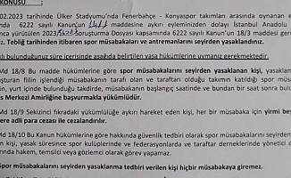 'Hükümet istifa' tezahüratı yapan Fenerbahçe taraftarlarına tebligat gitmeye başladı