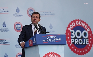 İmamoğlu: “Millet İttifakı'nın belki de en büyük projesinin bu topraklara hak, hukuk ve adalet düzenini getirecek olması"